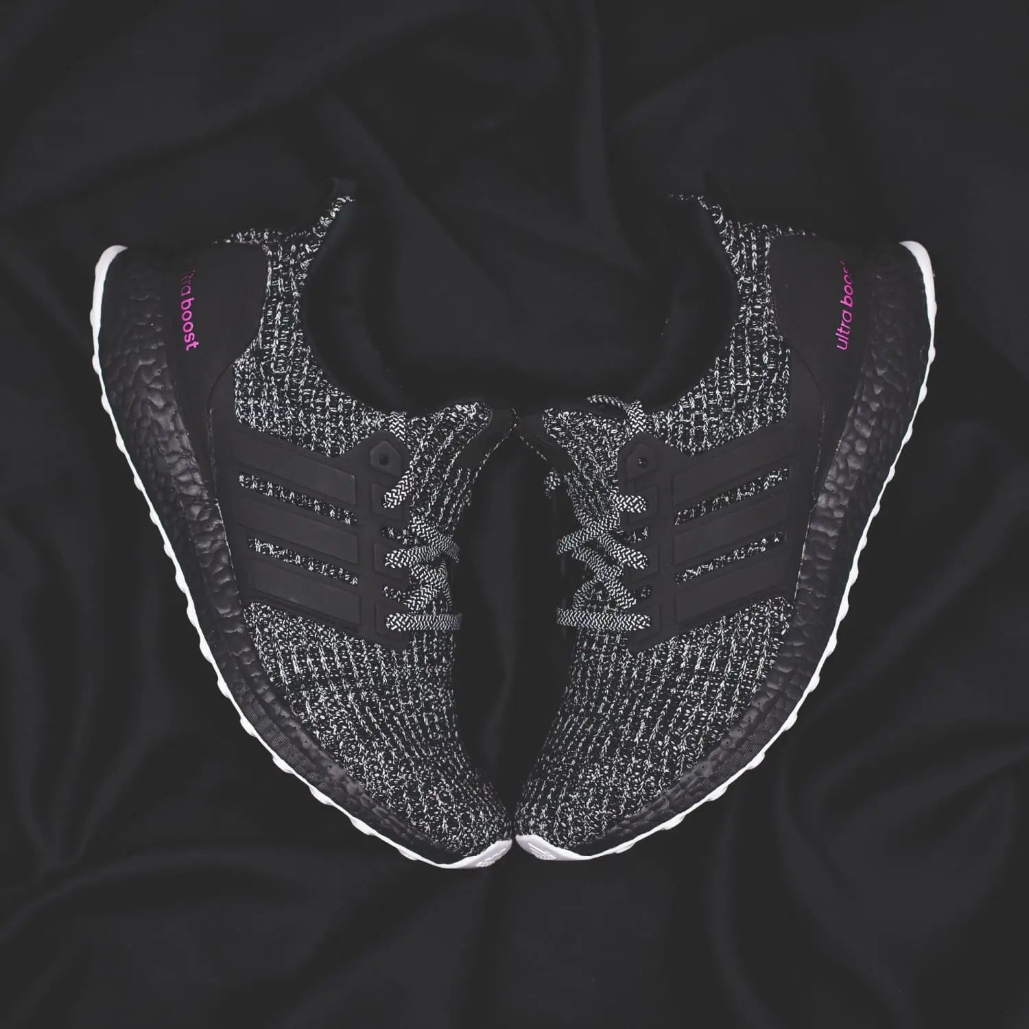 Adidas Running Ultra Boost 4.0 Black Shock Pink Breast Cancer Awareness Men BC0247 Solestop