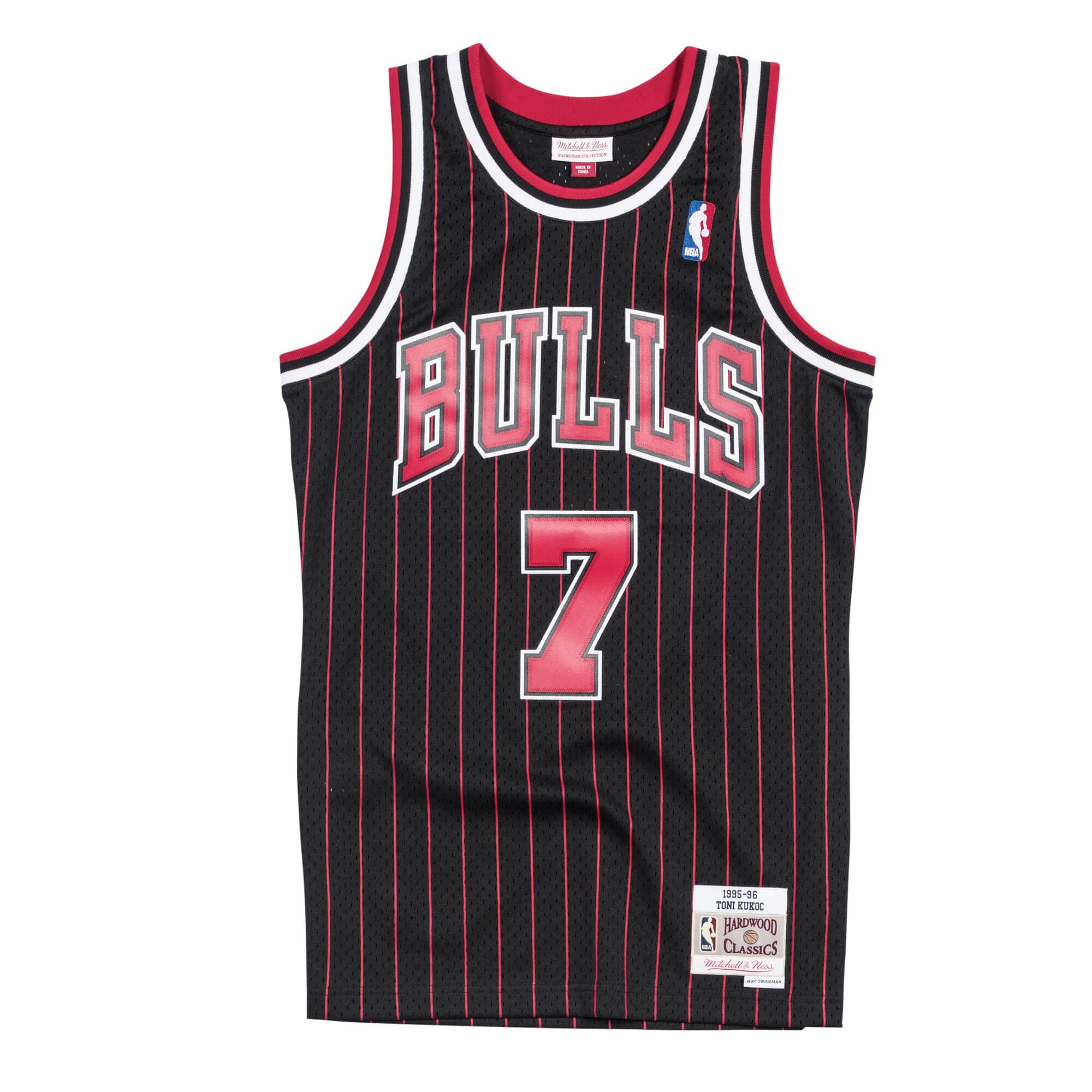  Mitchell & Ness Dennis Rodman 1995-96 Chicago Bulls Replica  Swingman Jersey HWC Basketball Trikot Black : Sports & Outdoors