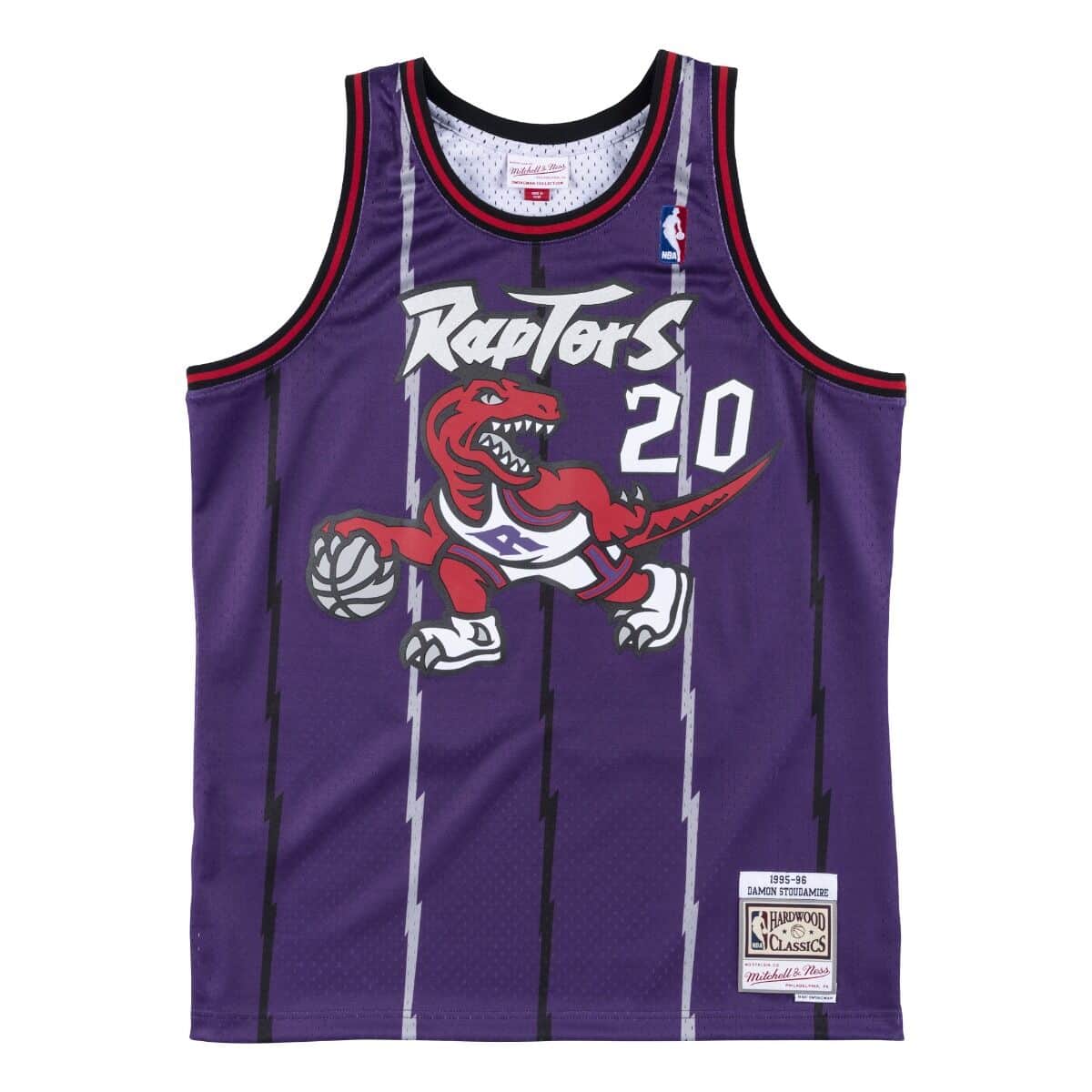 Mitchell & Ness Men NBA Toronto Raptors Swingman Jersey Damon Stoudamire  Purple ’95-96