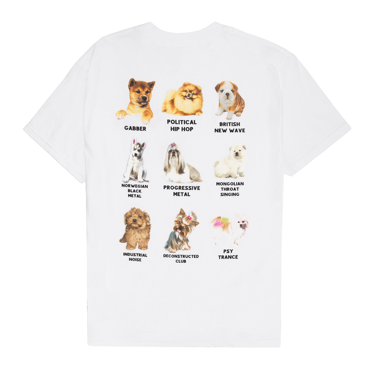estudiante universitario Depresión Discreto Pleasures Men Puppies T - Shirt White (HotelomegaShops) - Camiseta T-shirt  Branca Feminina Estampada Bicicleta Coração