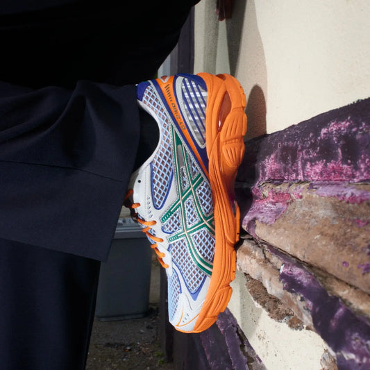 Solestop | Asics x Kiko Kostadinov UB7-S GT-2160 “Lava Orange / Jasper Green”