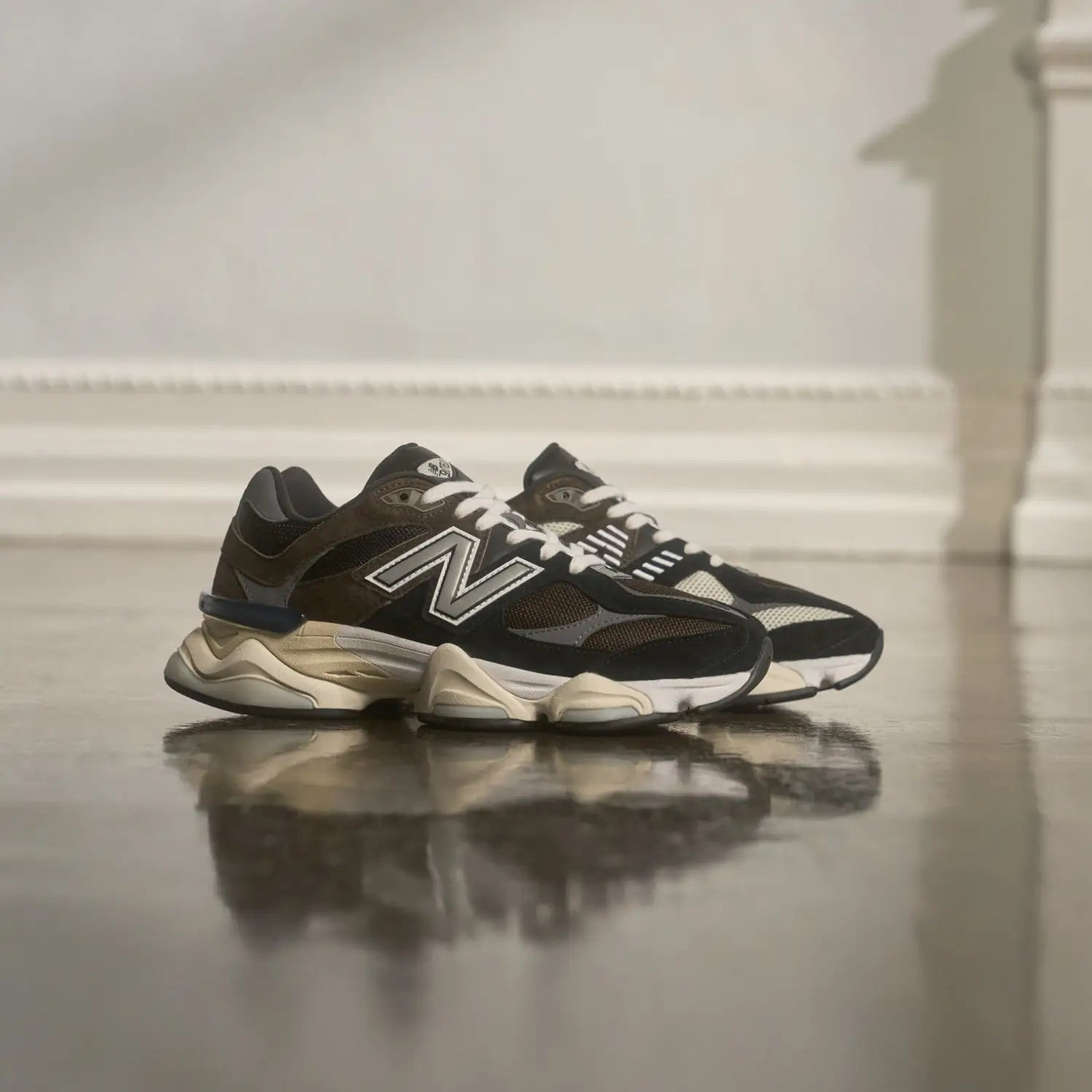 New Balance 9060 Dark Brown Suede - U9060BRN