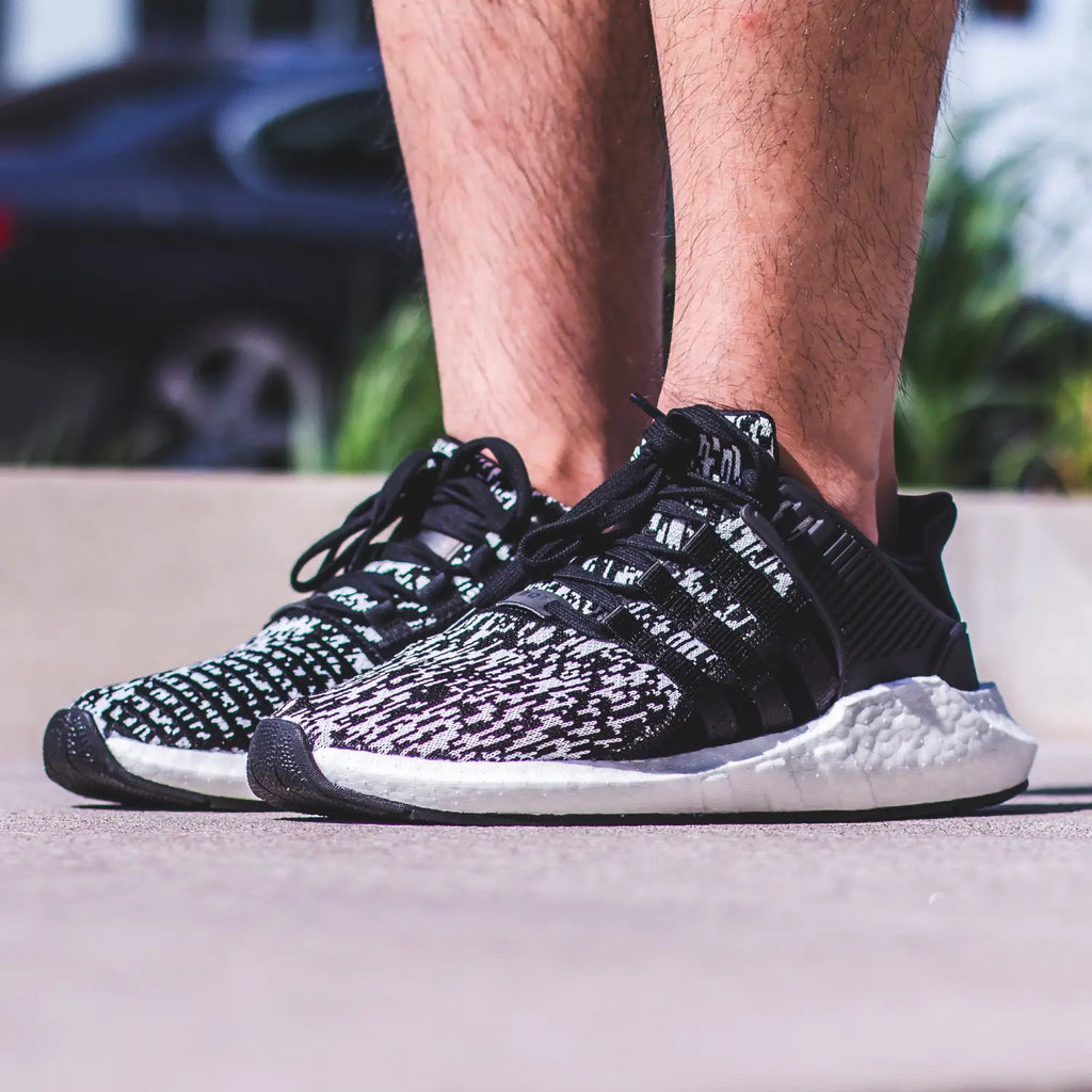 Adidas Originals EQT Equipment Support 93/17 Glitch Camo in Black/White - (BZ0584)