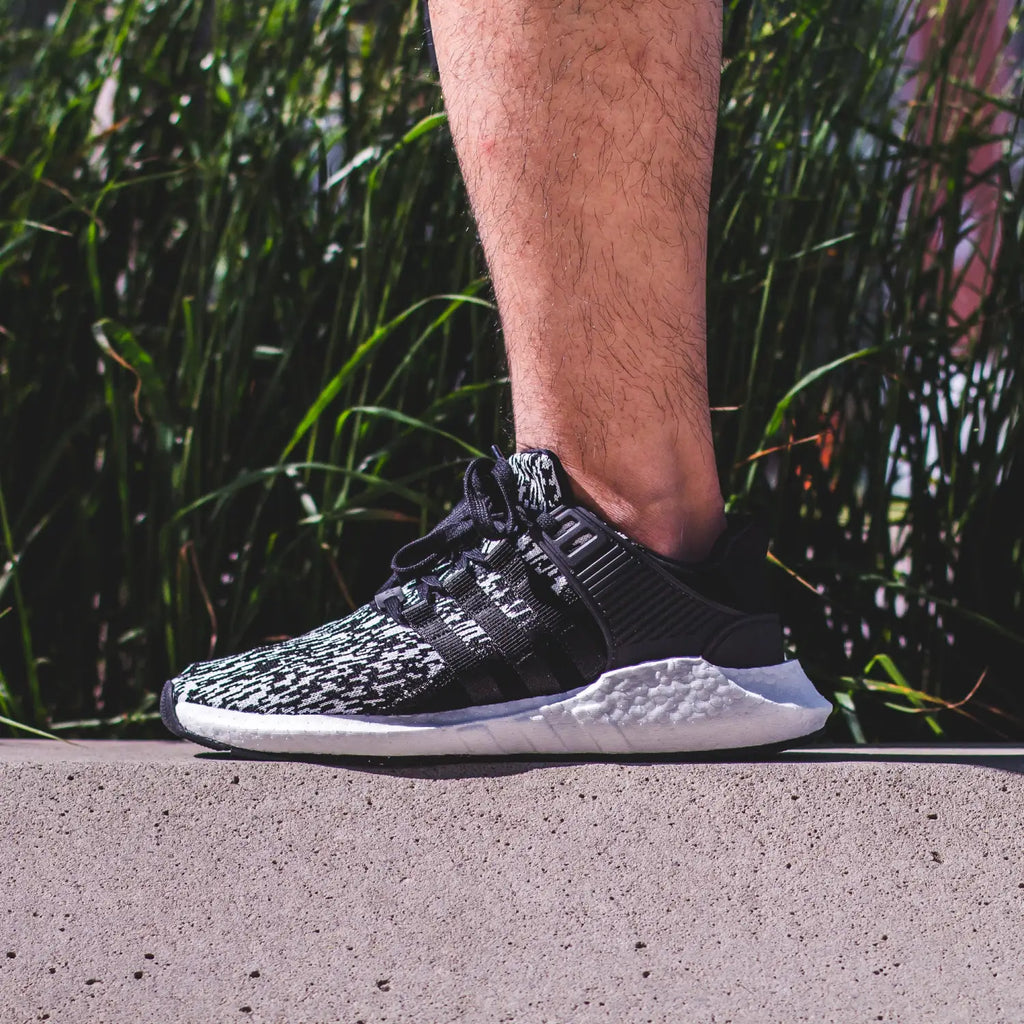 Adidas Originals EQT Equipment Support 93/17 Glitch Camo in Black/White - (BZ0584)