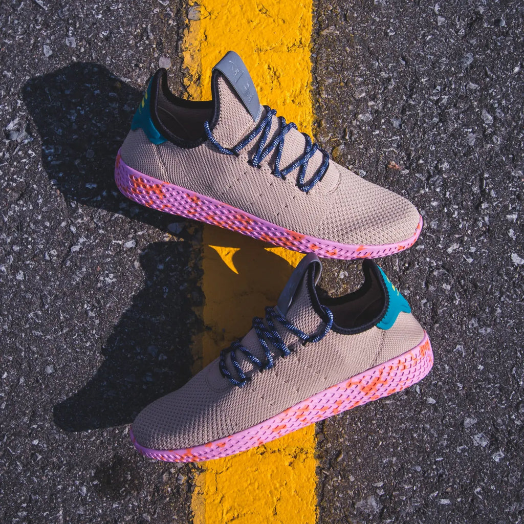 Pharrell Williams x Adidas Originals Tennis HU Pack - Teal/Grey Marble(CQ1872) / Blue/Pink(BY2671) / Tan/Pink Marble(BY2672) / Semi-Frozen