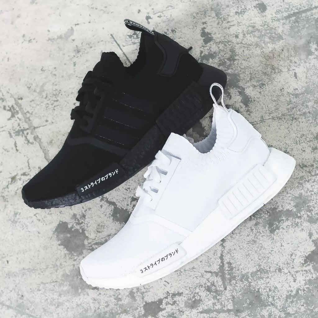 Adidas Originals NMD R1 PK Primeknit Japan Pack - Triple-Black(BZ0220) / Triple-White(BZ0221)