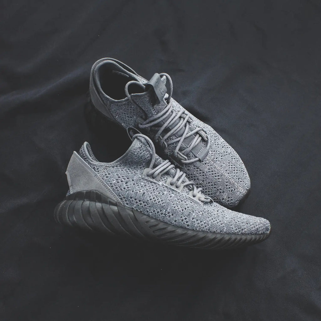 Adidas Originals Tubular Doom Sock Primeknit - Grey/ Core Black (BY3564)