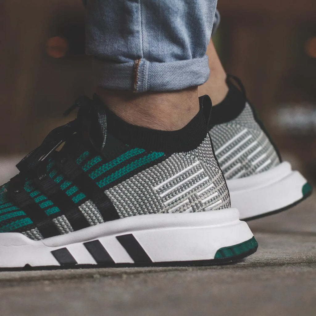 adidas Originals EQT Support Mid ADV PK in Core-Black/EQT Green - CQ2998