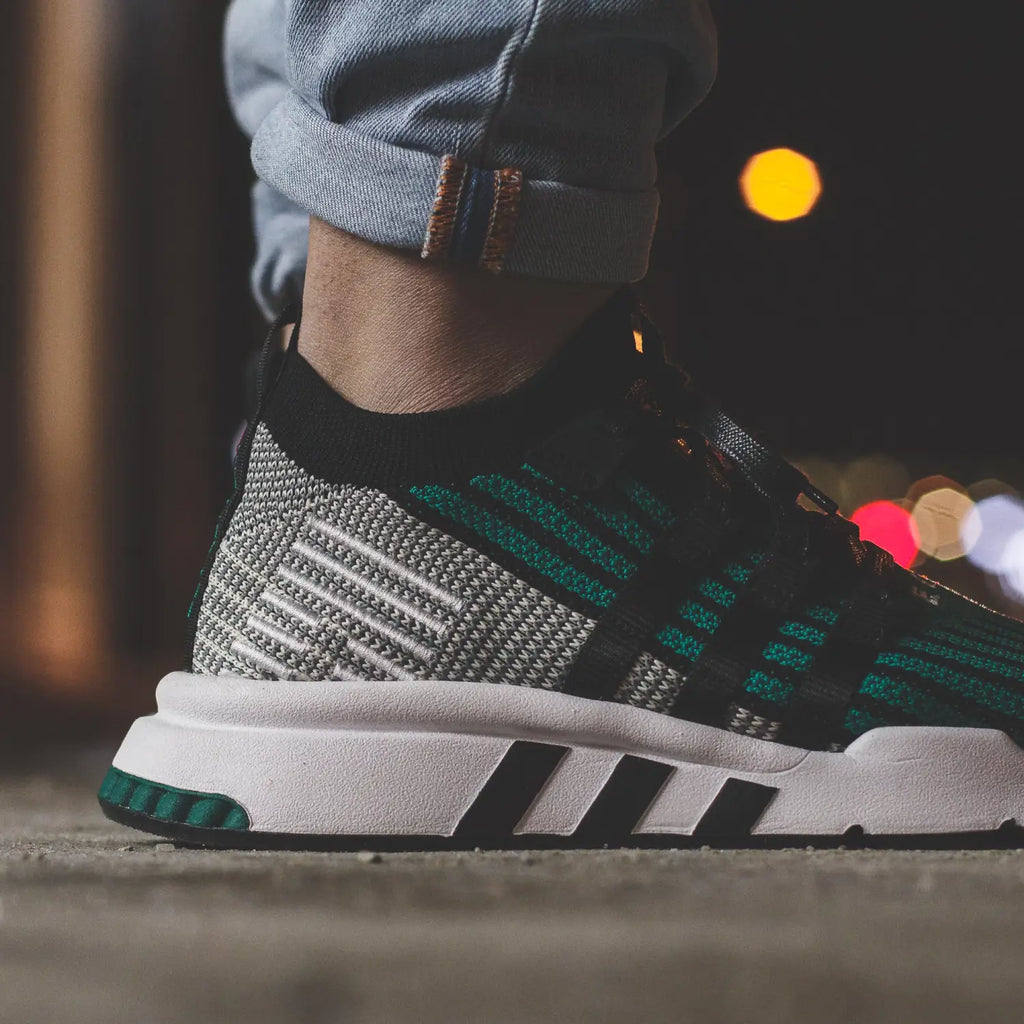 adidas Originals EQT Support Mid ADV PK in Core-Black/EQT Green - CQ2998