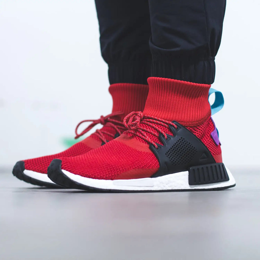 adidas Originals Winter Pack in Scarlett/Blue - EQT Support ADV 91/16 (BZ0640) / NMD XR1 (BZ0632)