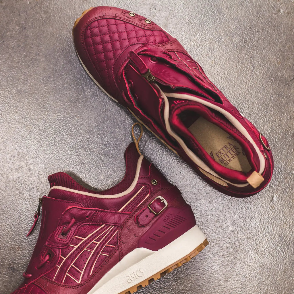 Ghostface Killah x Extra Butter x Asics Gel Lyte MT Pretty Toney in Burgundy/Tan (H7G2K-2626)