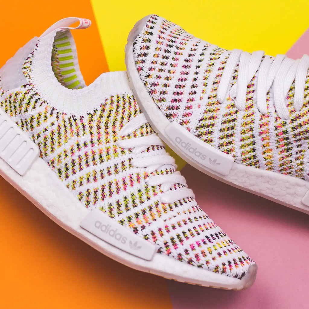 Adidas Originals NMD R1 STLT Women PK Boost White/Yellow - (B43838)