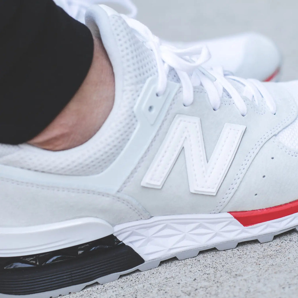 New Balance 574 Fresh Foam - Black/Red (MS574AB) / White/Red (MS574AW)