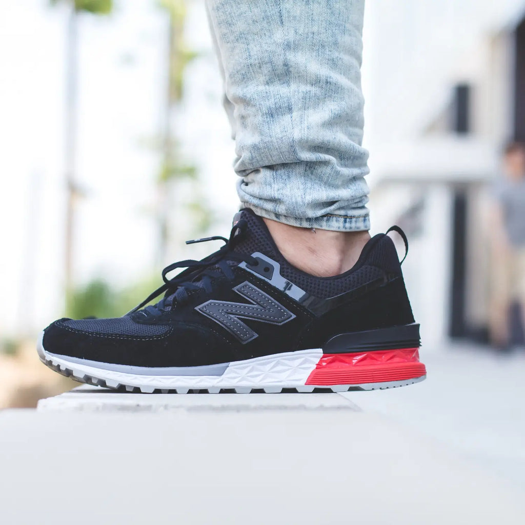 New Balance 574 Fresh Foam - Black/Red (MS574AB) / White/Red (MS574AW)