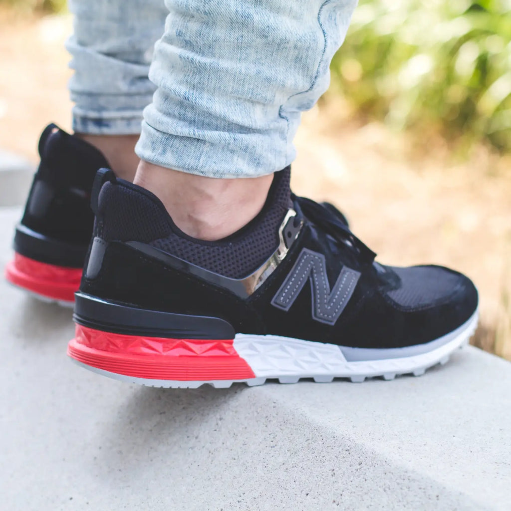 New Balance 574 Fresh Foam - Black/Red (MS574AB) / White/Red (MS574AW)