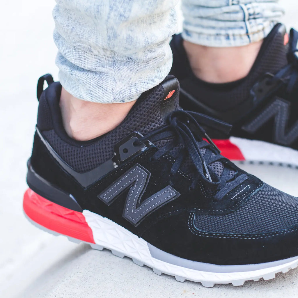 New Balance 574 Fresh Foam - Black/Red (MS574AB) / White/Red (MS574AW)