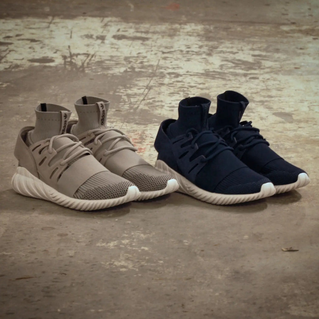 Adidas Originals Tubular Doom Primeknit in Grey Scale S80102/ Navy S80103