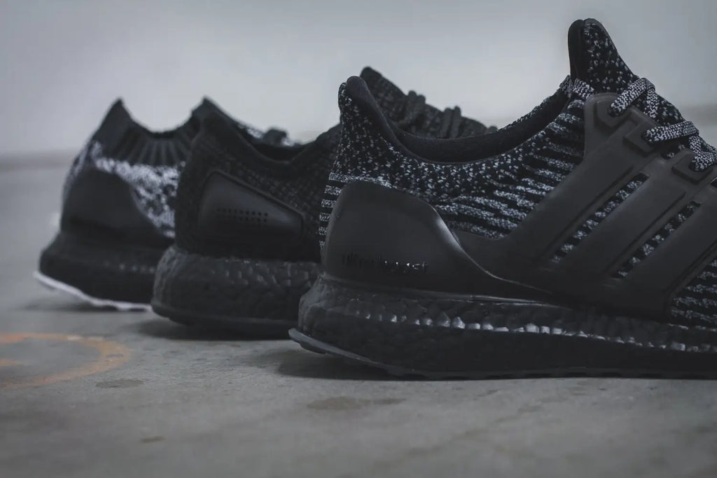 Adidas Performance Triple-Black Pack - PureBOOST LTD (S80702) / UltraBOOST 3.0 (BA8923) / UltraBOOST Uncaged (S80698)