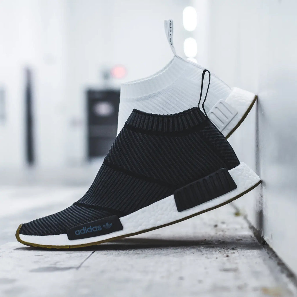 ADIDAS ORIGINALS NMD CS1 PRIMEKNIT PK GUM PACK - BLACK (BA7209) & WHITE (BA7208)