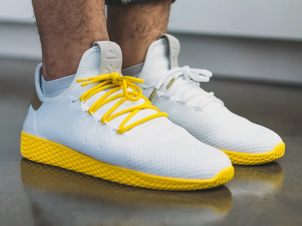 PHARRELL WILLIAMS X ADIDAS TENNIS HU PACK - WHITE/GREEN(BA7872) / YELLOW/GOLD(BY2674)