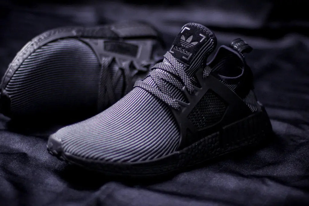 Adidas Originals NMD XR1 & Mesh R1 Triple-Black with Black BOOST - S31508/S32211