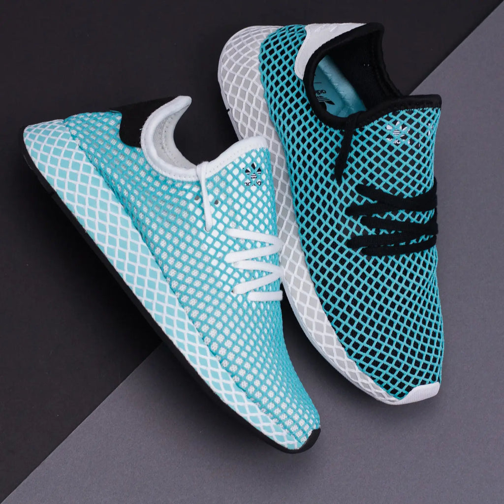 Adidas Originals Deerupt Runner Parley Black and Blue/White - (CQ2623/CQ2908)