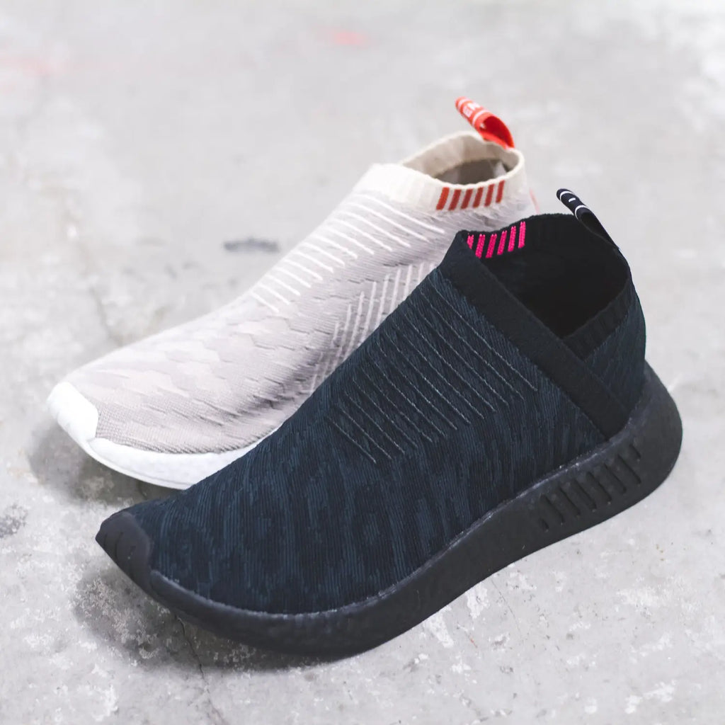 Adidas Originals NMD CS2 PK City Sock Primeknit Boost in Black and Pink/Women Linen/Beige - (CQ2373/CQ2039)