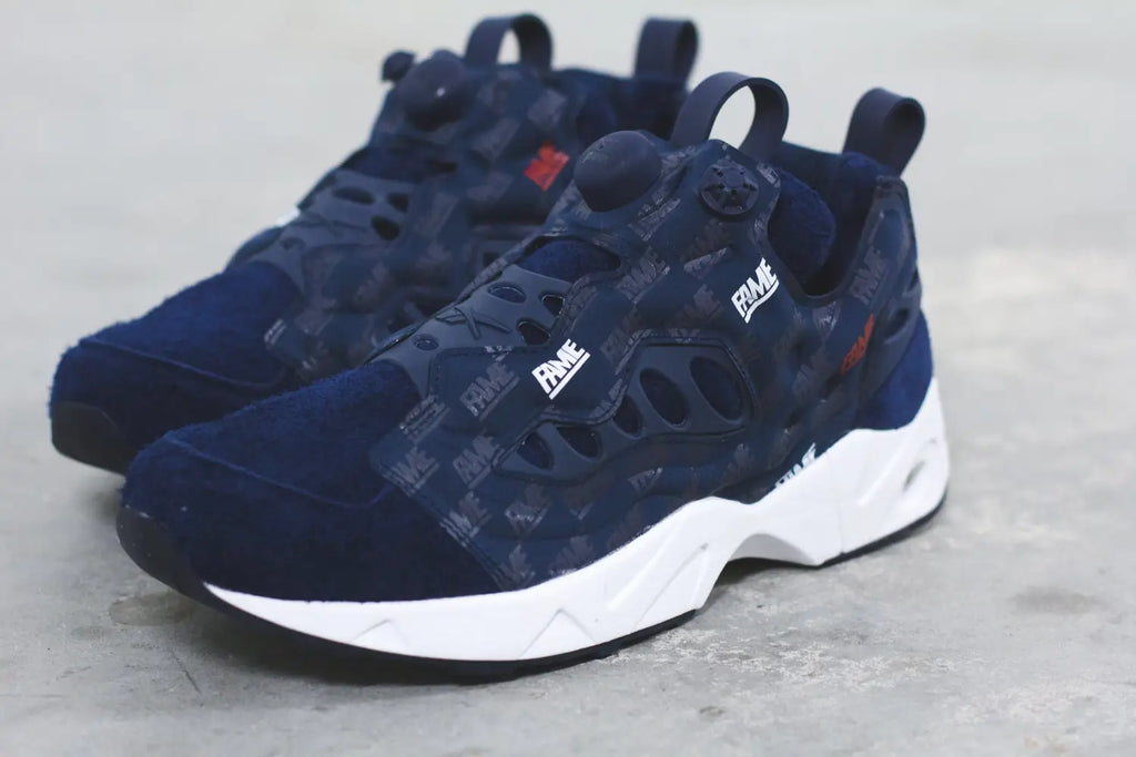 Hall Of Fame x Reebok Classic InstaPump Fury Road USA in Collegiate Blue/Navy - BD1424