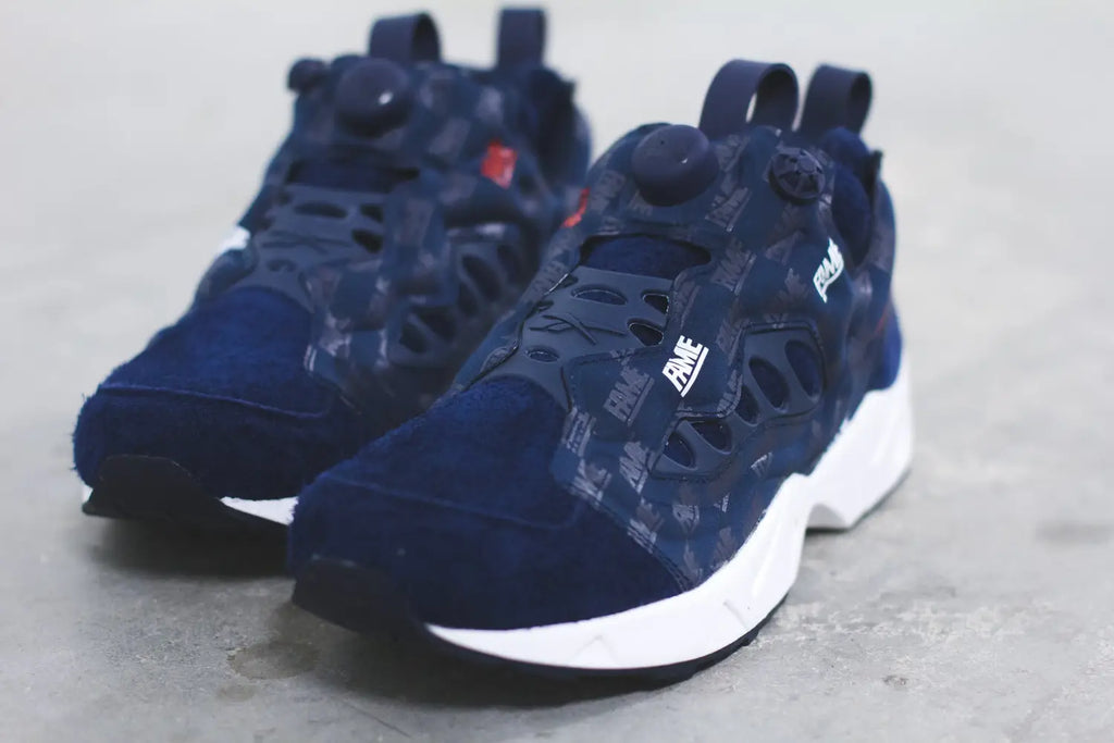 Hall Of Fame x Reebok Classic InstaPump Fury Road USA in Collegiate Blue/Navy - BD1424