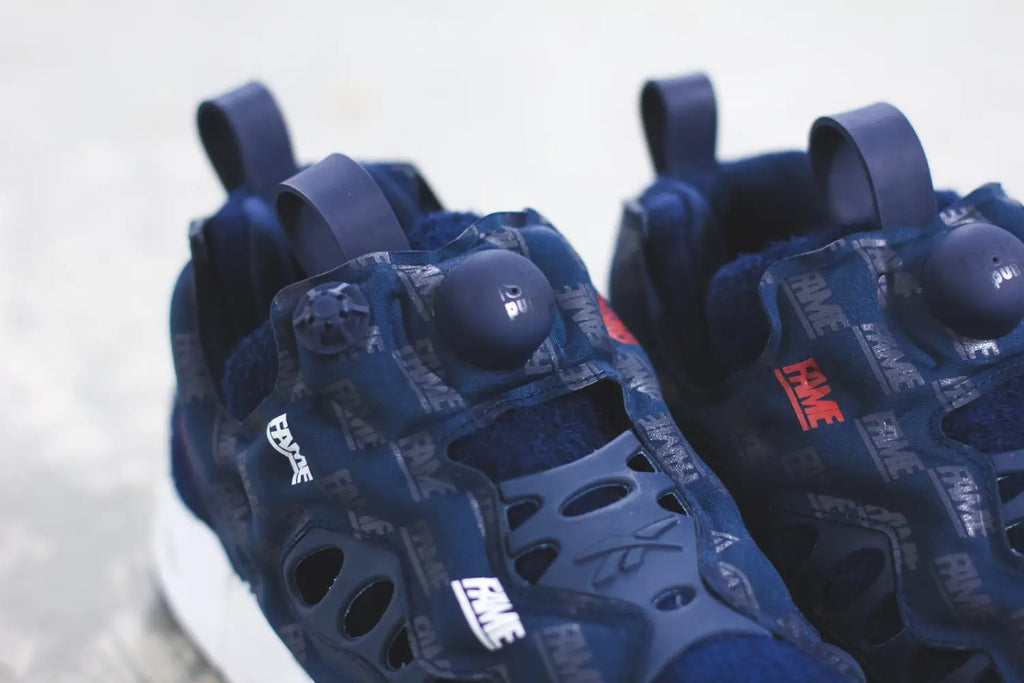 Hall Of Fame x Reebok Classic InstaPump Fury Road USA in Collegiate Blue/Navy - BD1424