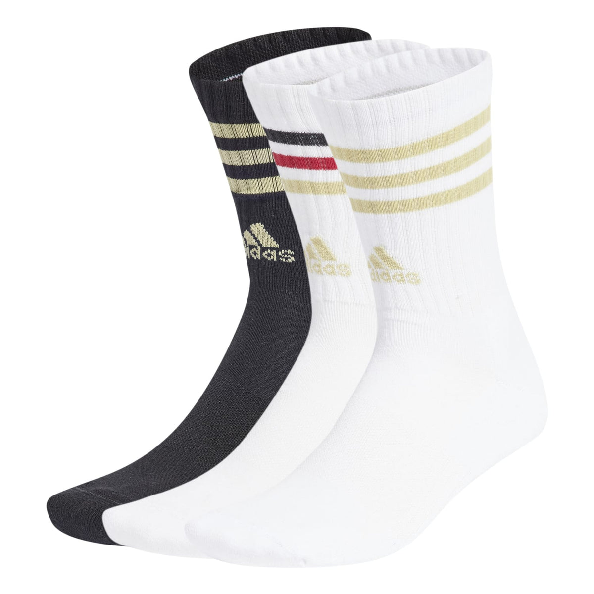 Adidas 3-Stripes Cushioned Crew Socks 3 Pairs IY8642 - ACCESSORIES - Canada