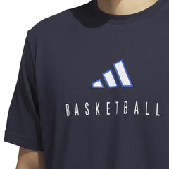 Adidas Basketball Men BB Perf Logo T-Shirt Ink JI9032 - T-SHIRTS - Canada