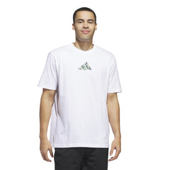 adidas basketball men lil stripe photoreal graphic tee white in6376 602 medium