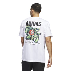 Adidas Basketball Men Lil Stripe Photoreal Graphic Tee White IN6376 - T - SHIRTS Canada