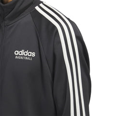 Adidas Basketball Men Select Jacket Grey IL2189 - OUTERWEAR Canada