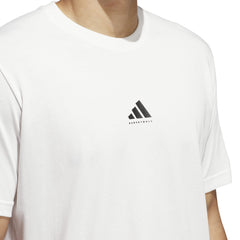 Adidas Men Basketball Graphics Tee White JI7572 - T-SHIRTS - Canada