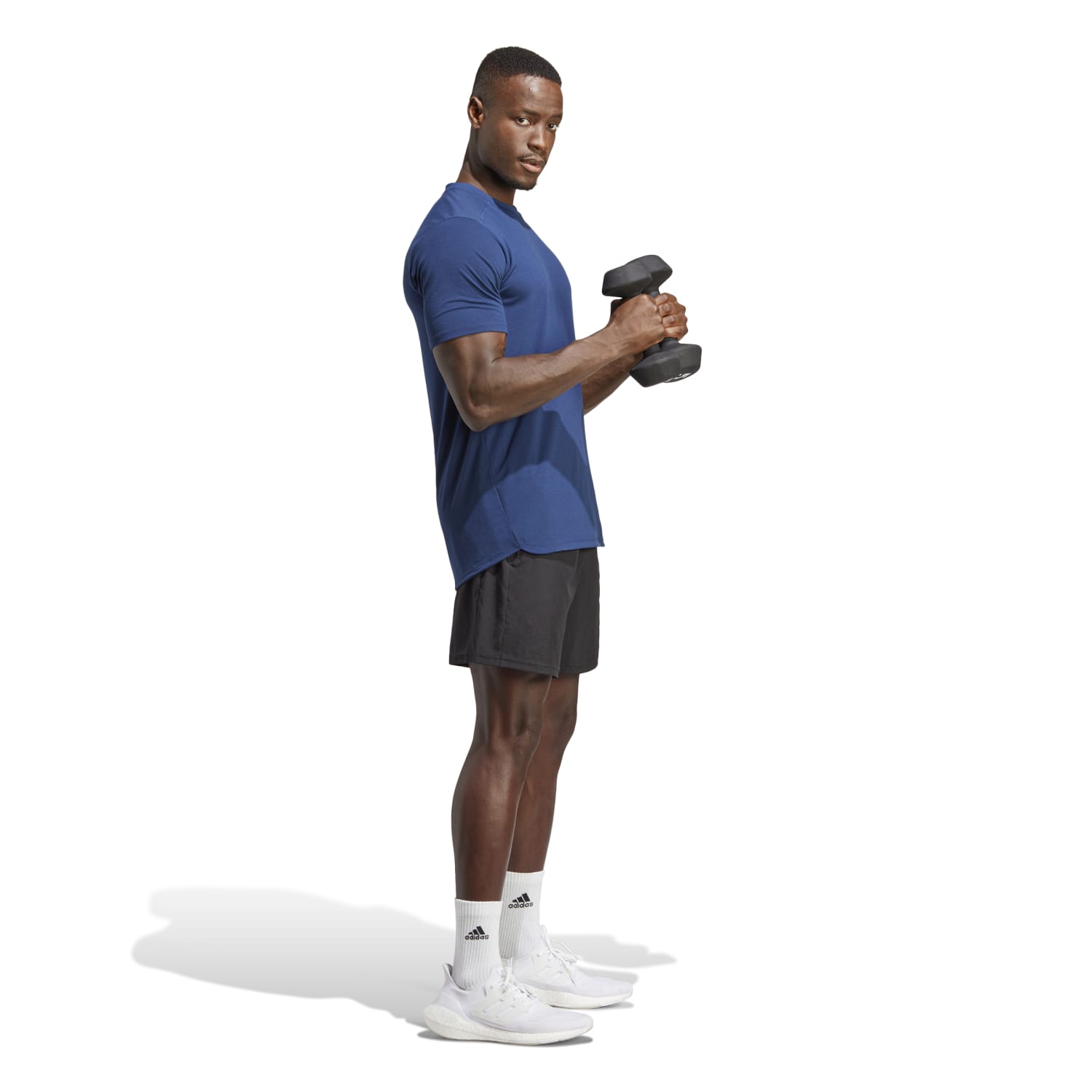 Adidas bluzy Men Designed For Training Tee Dark Blue IC2017 - T-SHIRTS - Canada