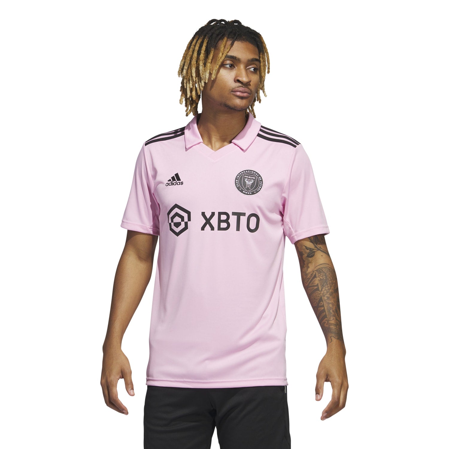 adidas men inter miami cf home jersey pink soccer football mls ib5027 336