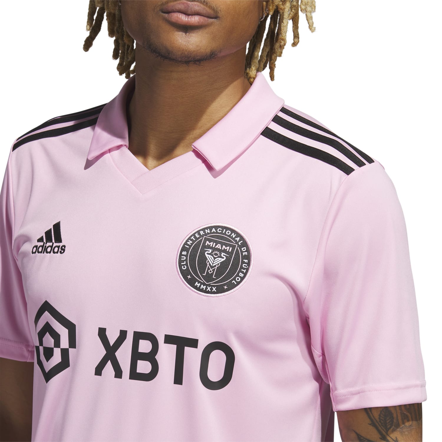 adidas men inter miami cf home jersey pink soccer football mls ib5027 824