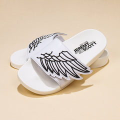 Adidas Men JS Monogram Adilette Wings White GY2505 - FOOTWEAR - Canada