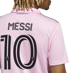 adidas men lionel messi 10 inter miami cf 22 23 mls home jersey true pink je9701 294 medium