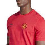 adidas men manchester united essentials t shirt red ik8705 303 compact