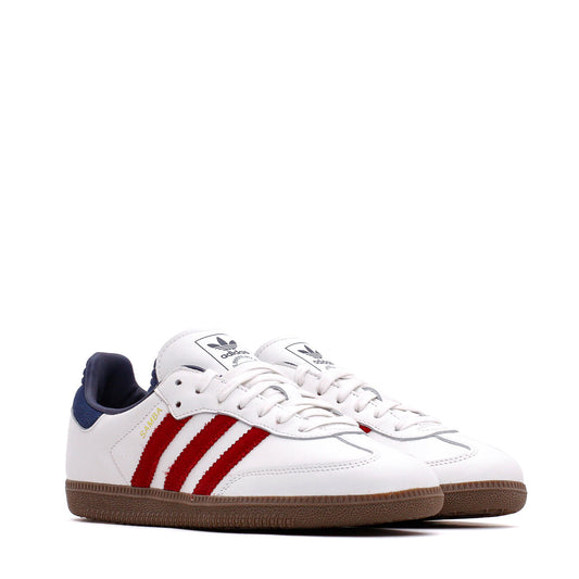 Adidas Men Samba OG White Red IH4881 - FOOTWEAR - Canada