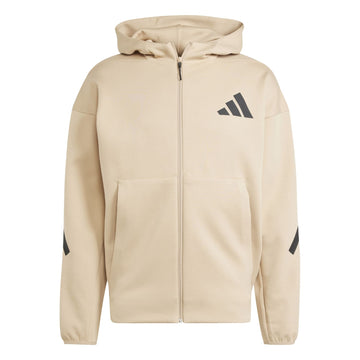 adidas insert Men Z.N.E. Full Zip Hooded Track Jacket Beige JF2445 - SWEATERS - Canada