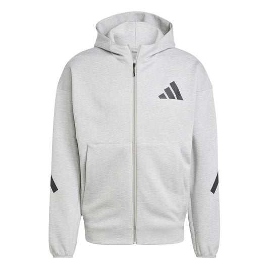 Adidas Men Z.N.E. Full Zip Hooded Track Jacket Grey JF2450 - SWEATERS - Canada