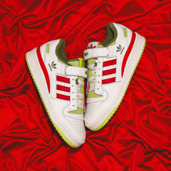 Adidas Originals Junior Forum Low x The Grinch Cream ID9175 - FOOTWEAR - Canada