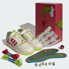 Adidas Originals Men Forum Low x The Grinch Cream ID3512 - FOOTWEAR - Canada