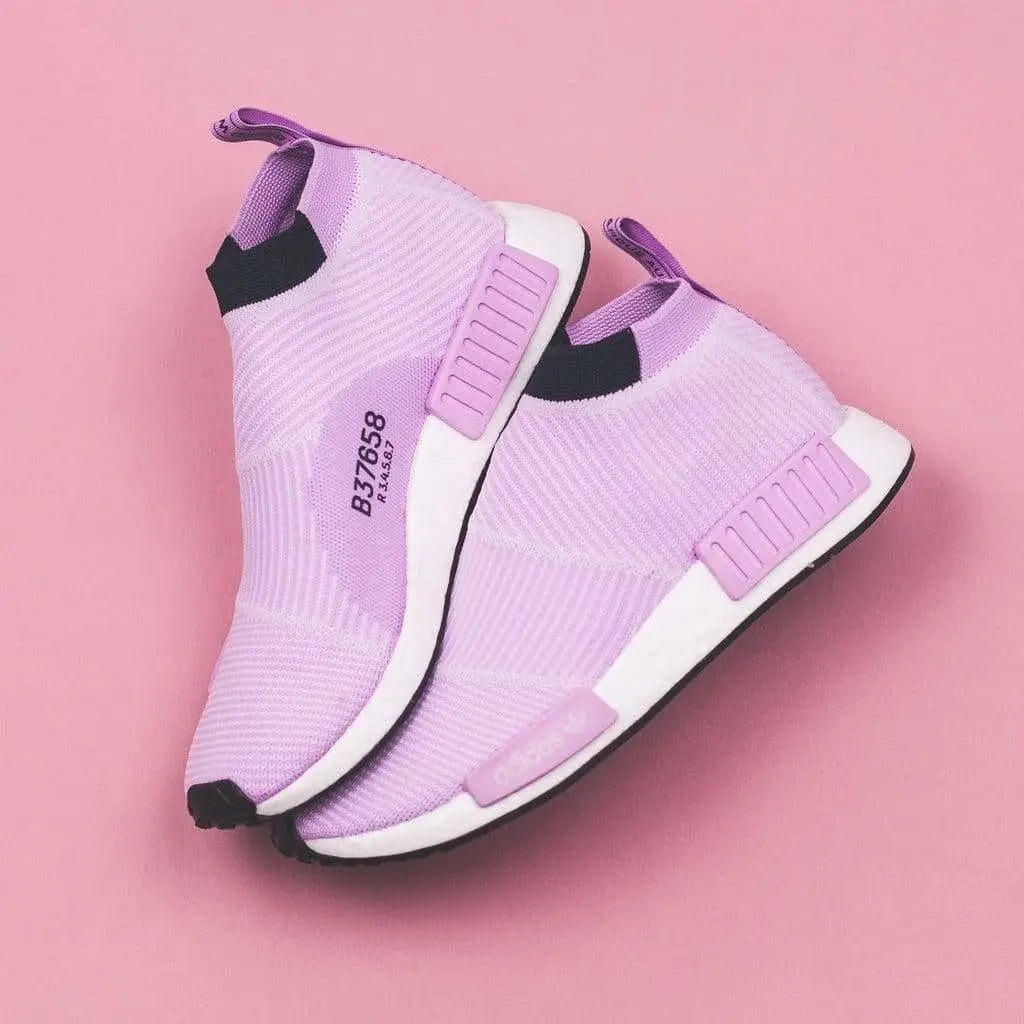 Adidas Originals NMD CS1 Primeknit Women Boost Navy & Clear Lilac