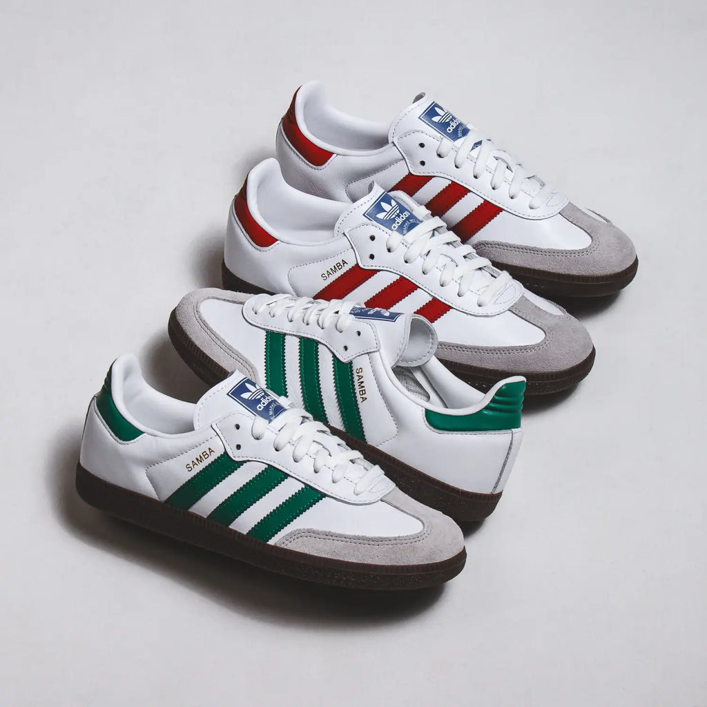 Adidas Originals Samba OG White Red IG1025 - FOOTWEAR - Canada