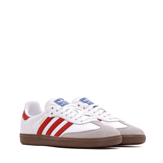 Adidas Originals Samba OG White Red IG1025 - FOOTWEAR - Canada